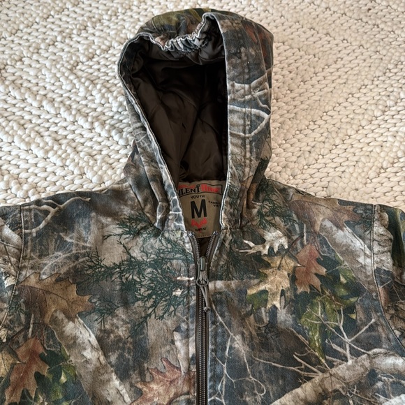 Redhead Boy's Camo Hunting Jacket - Picture 2 of 9
